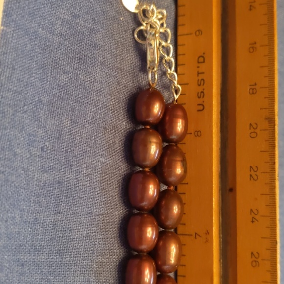 Potato Pearl necklace and bracelet - Picture 4 of 4